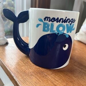 BigMouth Inc. Original Mornings Blow Whale Mug, Funny Novelty Gift, 20 oz.
